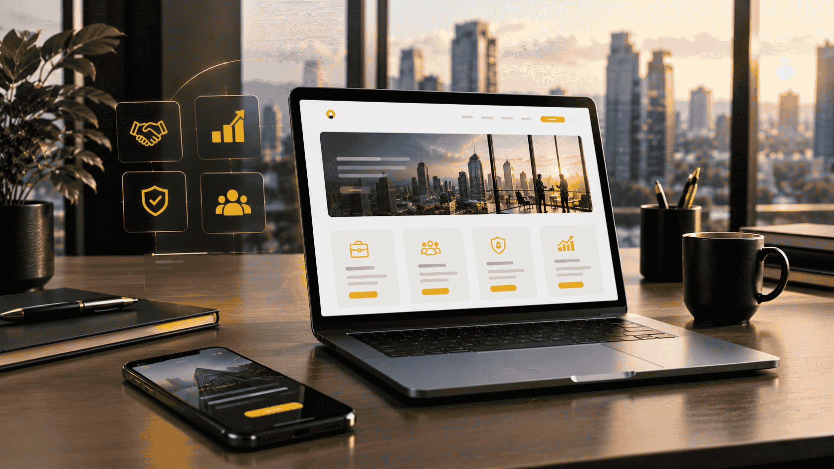 Creamos webs institucionales y corporativas